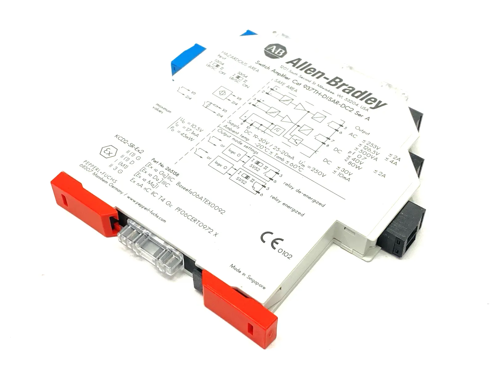 USED ALLEN-BRADLEY SER. A SWITCH AMPLIFIER, RELAY OUTPUT 2-CHANNEL