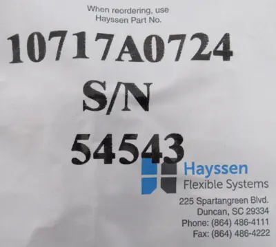 NEW HAYSSEN 10717A0724 CLUTCH BRAKE CIRCUIT BOARD