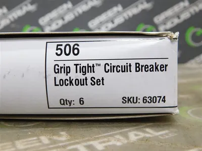 Lot of 6 Master Lock 506 Grip Tight Circuit Breaker Lockout Sets 63074 New