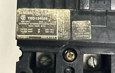 USED GENERAL ELECTRIC TED134020