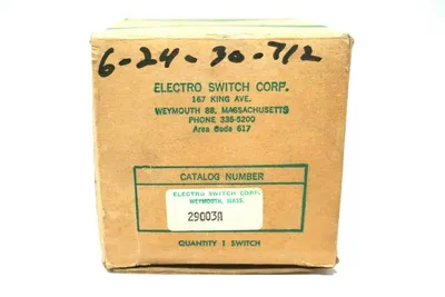NEW ELECTRO SWITCH 29003A ROTARY SWITCH