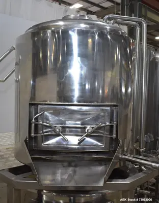 Used Allied Beverage Tanks 3.5 BBL Stainless Steel Brewhouse System – Complete Setup