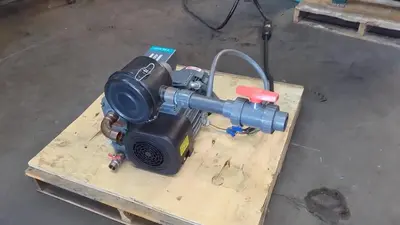 Atlas Copco 3 HP GVS Oil Lubricated Rotary Vane Vacuum Pump 42 CFM 230/460V