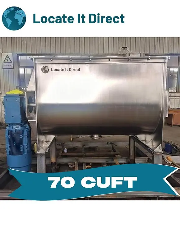 New | in-Stock 2025 LID RB-70 CUFT Ribbon Blenders New Jersey US | Buy It Direct Now #506154