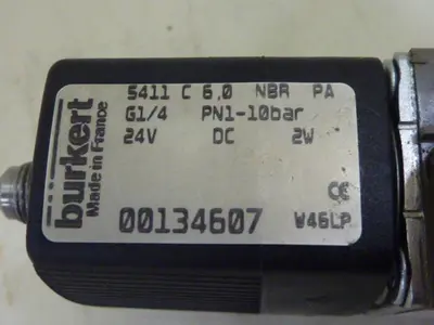 USED BURKERT EASY FLUID CONTROL 5411 C 6,0 NBR PA