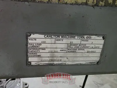 Carlton 6' x 15" Radial Arm Drill