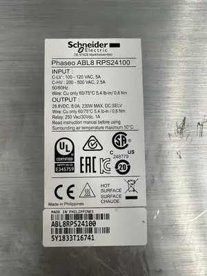 Schneider Electric ABL8RPS24100 Power Supply Module used CSQ (BIN-1.1.1)