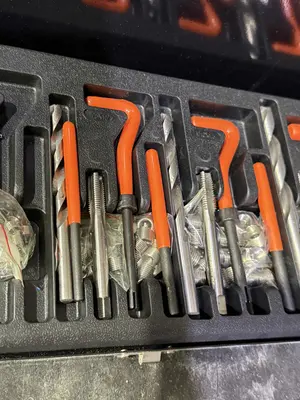 Drill, Tap, Helicoil Set & T-Slot Clamp Set