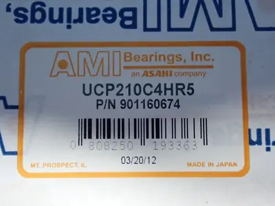 Used AMI BEARINGS UCP210C4HR5 Tooling & Accessories (Other) Ohio US | HGR 24 #799380