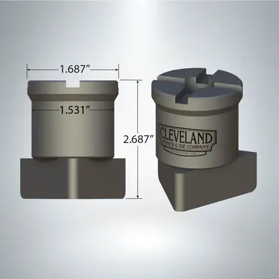 CLEVELAND PUNCH & DIE 0026PPP0500H Punches | Punch Press and Shear (1)