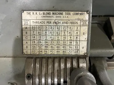 LEBLOND LATHE