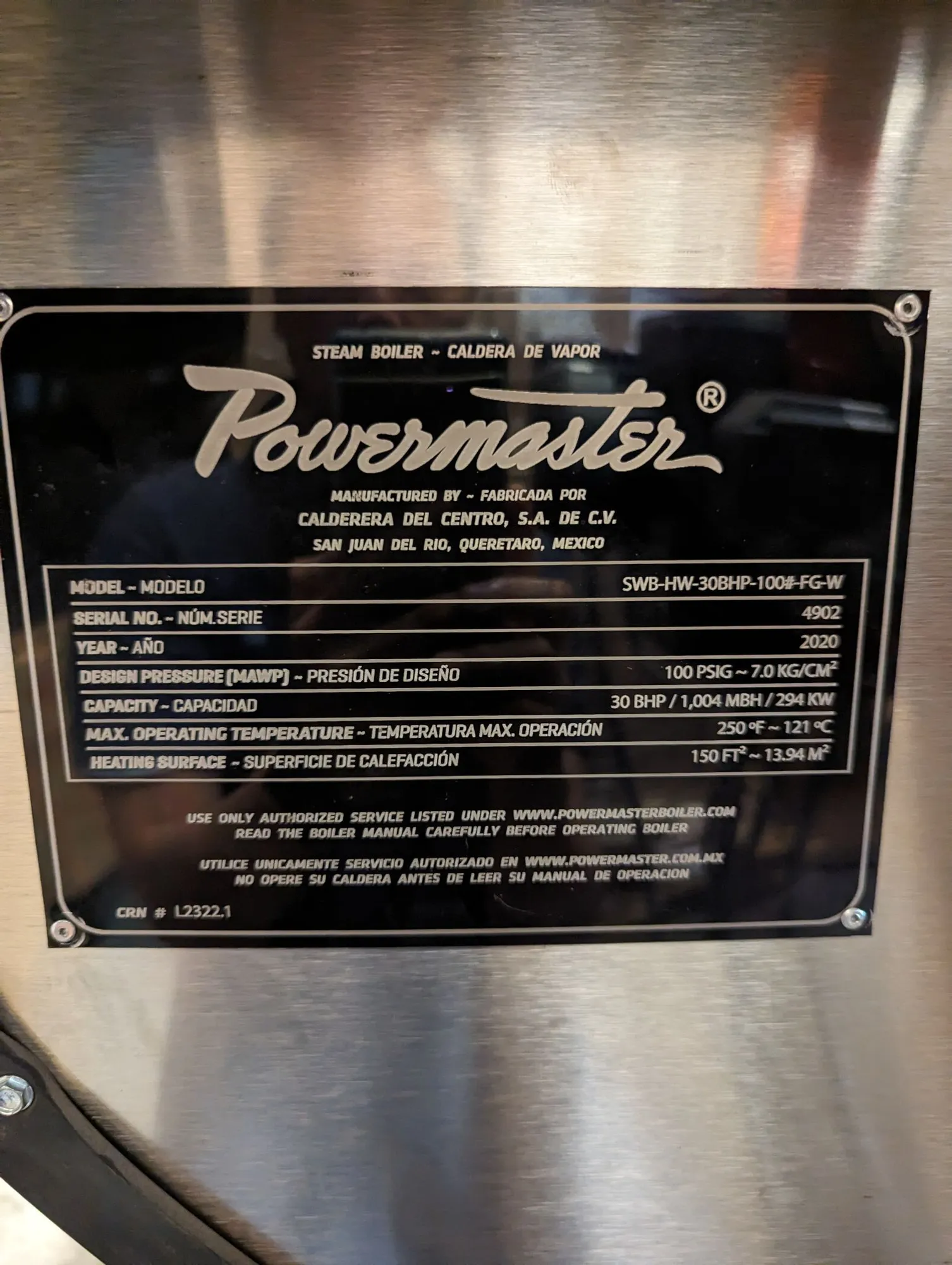 USED 2020 POWERMASTER VT2 IC 30HP