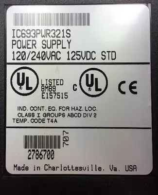 USED GE Fanuc 10 Slot PLC Backplane Rack