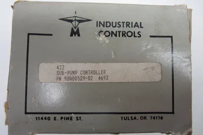 NEW INDUSTRIAL CONTROLS 98A00529-02 PUMP CONTROLLER MODEL 422 98A0052902