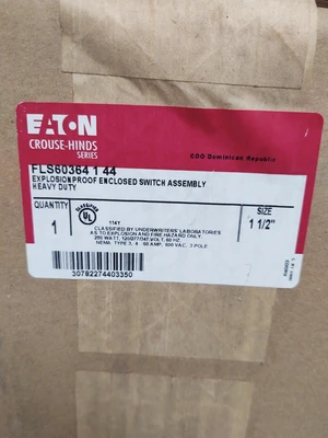 NEW Crouse-Hinds ["FLS60364 1 44", "FLS60364144"]