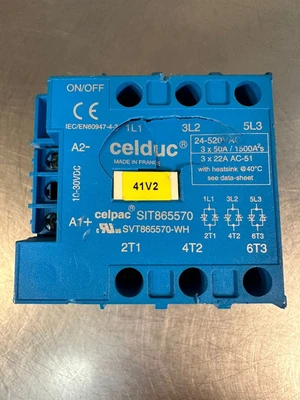 Celduc SIT865570 Contactor 24-520VAC 10-30VDC (5.4.5)
