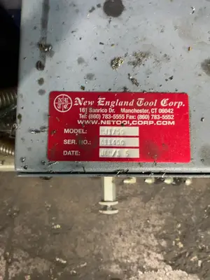 USED 2015 NEW ENGLAND TOOL CORP. NJ1750