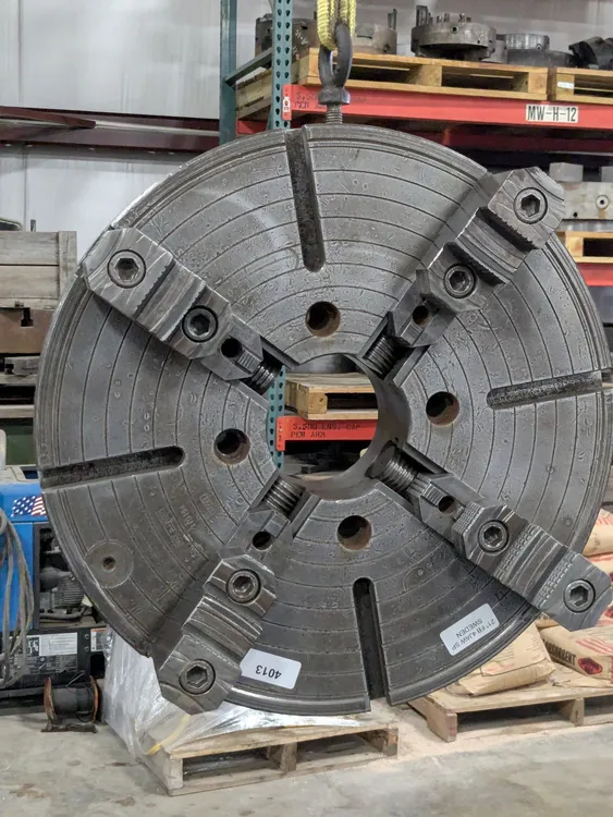 Used SKAND SWEDEN 21" 4-JAW FLAT-BACK MOUNT Chucks Texas US | N & R Machine Sales #1443851