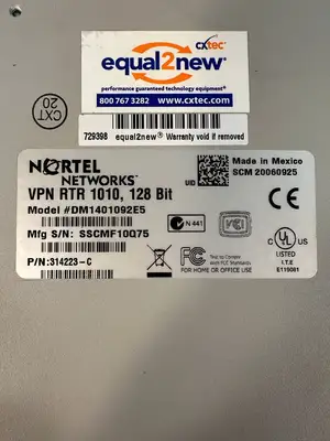 Nortel Networks Contivity 1010 128 BIT 1401092E5 (3.5.3)