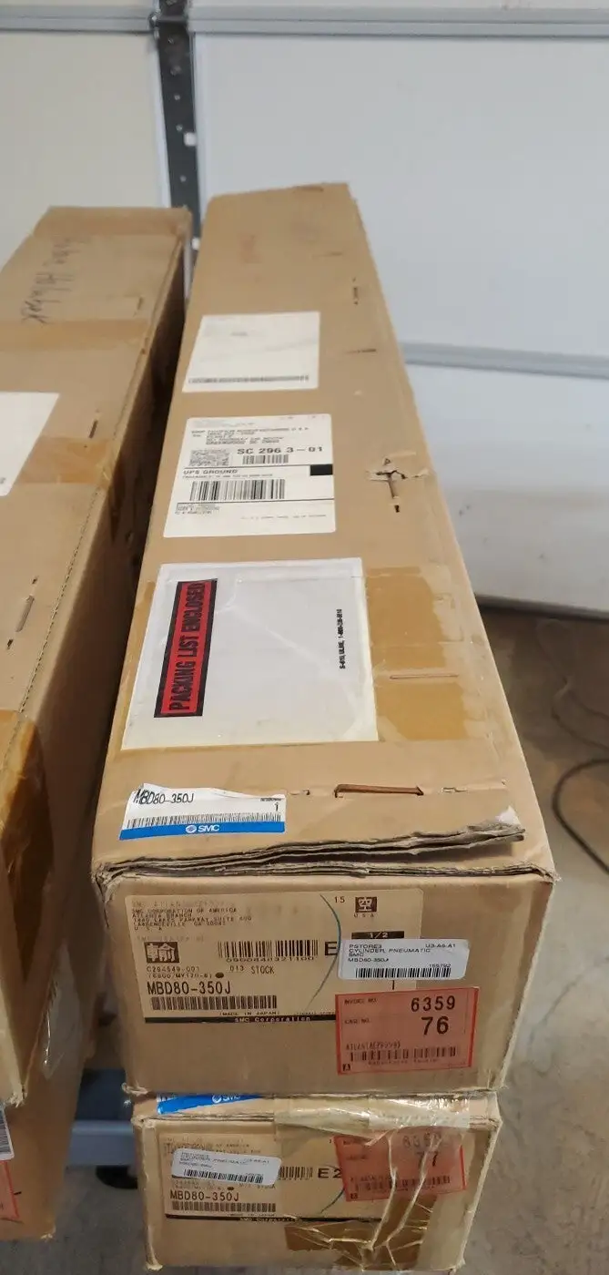 SMC MBD80-350J PNEUMATIC CYLINDER. 6F-3