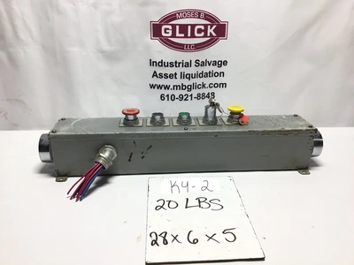 Unbranded Industrial Control Panel / Push Button Switch Station