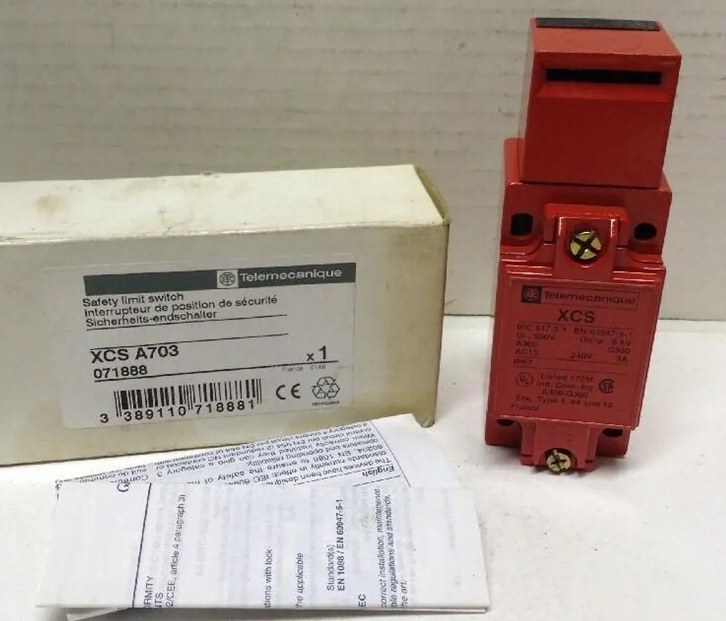 New | in-Stock TELEMECANIQUE XCS A703 Miscellaneous Equipment (Electrical & Power) | Surplus Asset Holdings #1188390