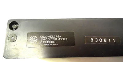 GENERAL ELECTRIC IC630MDL375A OUTPUT MODULE