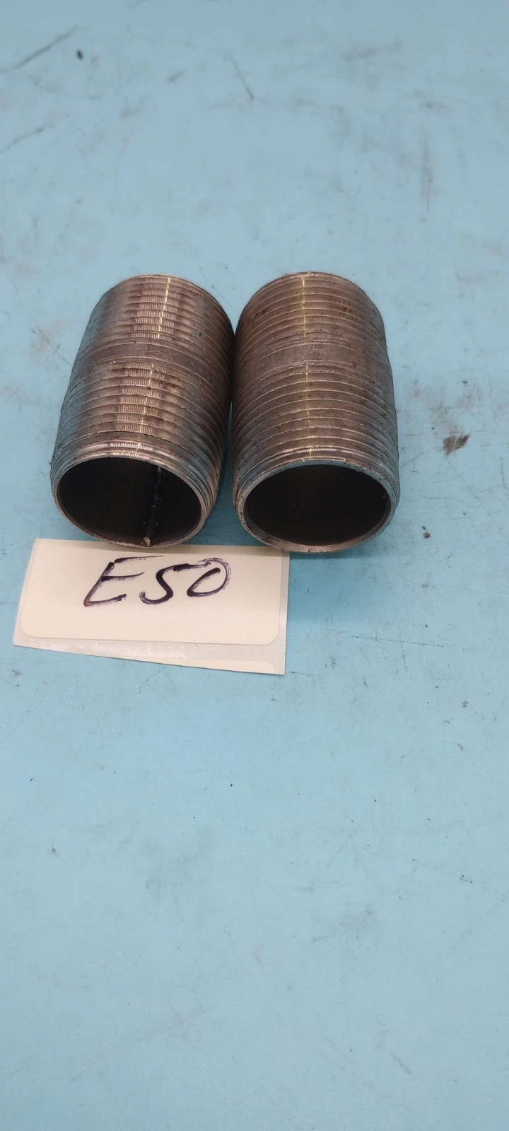 LOT OF 2 BLACK STEEL UNION 2" X 1"