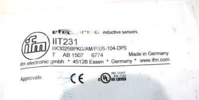 NEW IFM EFECTOR IIK3025-BPKG/AM/P/US-104- DPS SENSOR IIT231