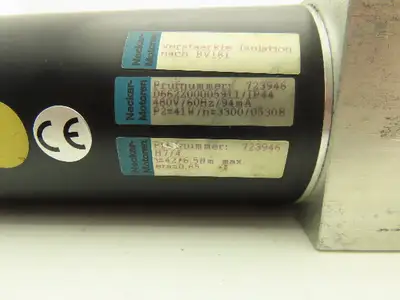 Neckar Motoren BV181 AC Servo Gearmotor 480v 60Hz 6.5Nm Max