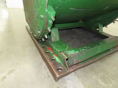 Roura Self Dumping Hopper 1/3 Yard Forklift Steel Dumpster 40x48x24"