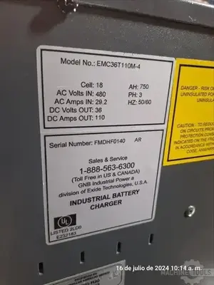 USED 2014 GNB EMC36T110-4