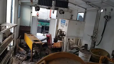 USED OILWELL SUPER 48 4.5X8 TRIPLEX WELL SERVICING REVERSING MUD PUMP