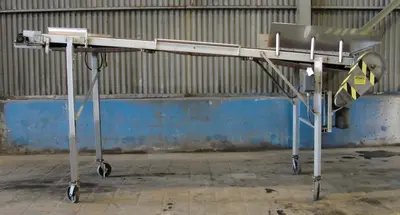 SPC8899  Conveyor Griffin & Company belt conveyor Stainless Steel, 48" wide x 13'-0" long