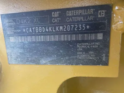 2019 Caterpillar D4K2XL