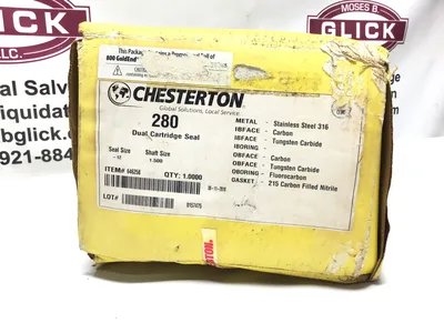 CHESTERTON 280 1.5″ DOUBLE CARTRIDGE STATIONARY SEAL ASSY SS 646258