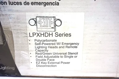NEW COOPER LIGHTING LPXHDH EMERGENCY LIGHTING