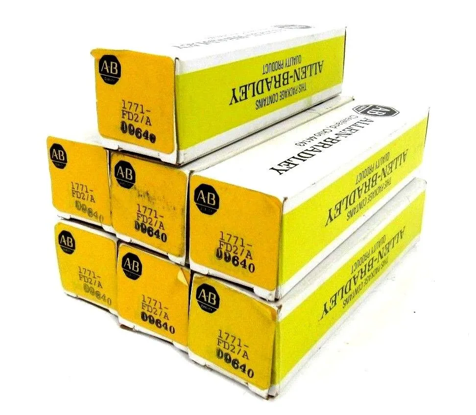 NEW LOT OF 7 ALLEN BRADLEY 1771-FD2/A FUSE KIT 1771FD2A 1771FD2