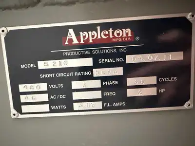 2011 APPLETON S210 Аксесуари для перемотувальних машин: обрізка сердечників і намотування | Perry Equipment (8)