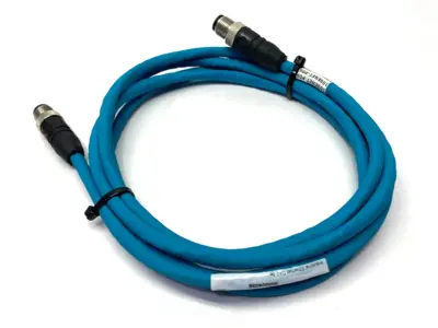 Used Lumberg Automation Double End Connector Cable M12 4-Pin 900004056 Cable & Wire Michigan US | Maverick Industrial Sales #1391252