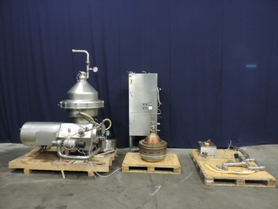 Alfa-Laval MRPX 514 HGV-74C cold milk separator, 316SS.