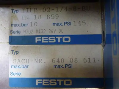 USED FESTO IFB8-02