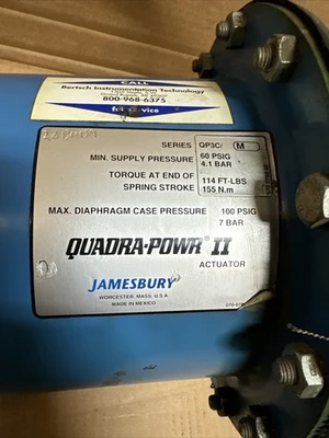 USED Jamesbury QP3C/M