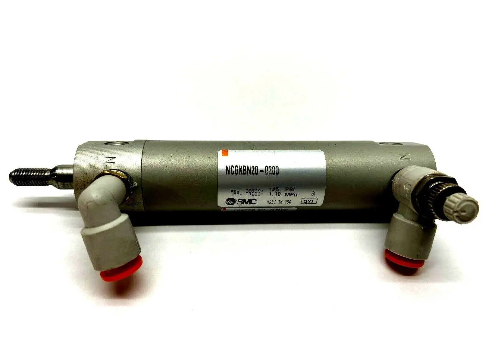 Used SMC PNEUMATIC CYLINDER 3/4" BORE 145 PSI MAX Pneumatic Cylinders | Maverick Industrial Sales #1109430