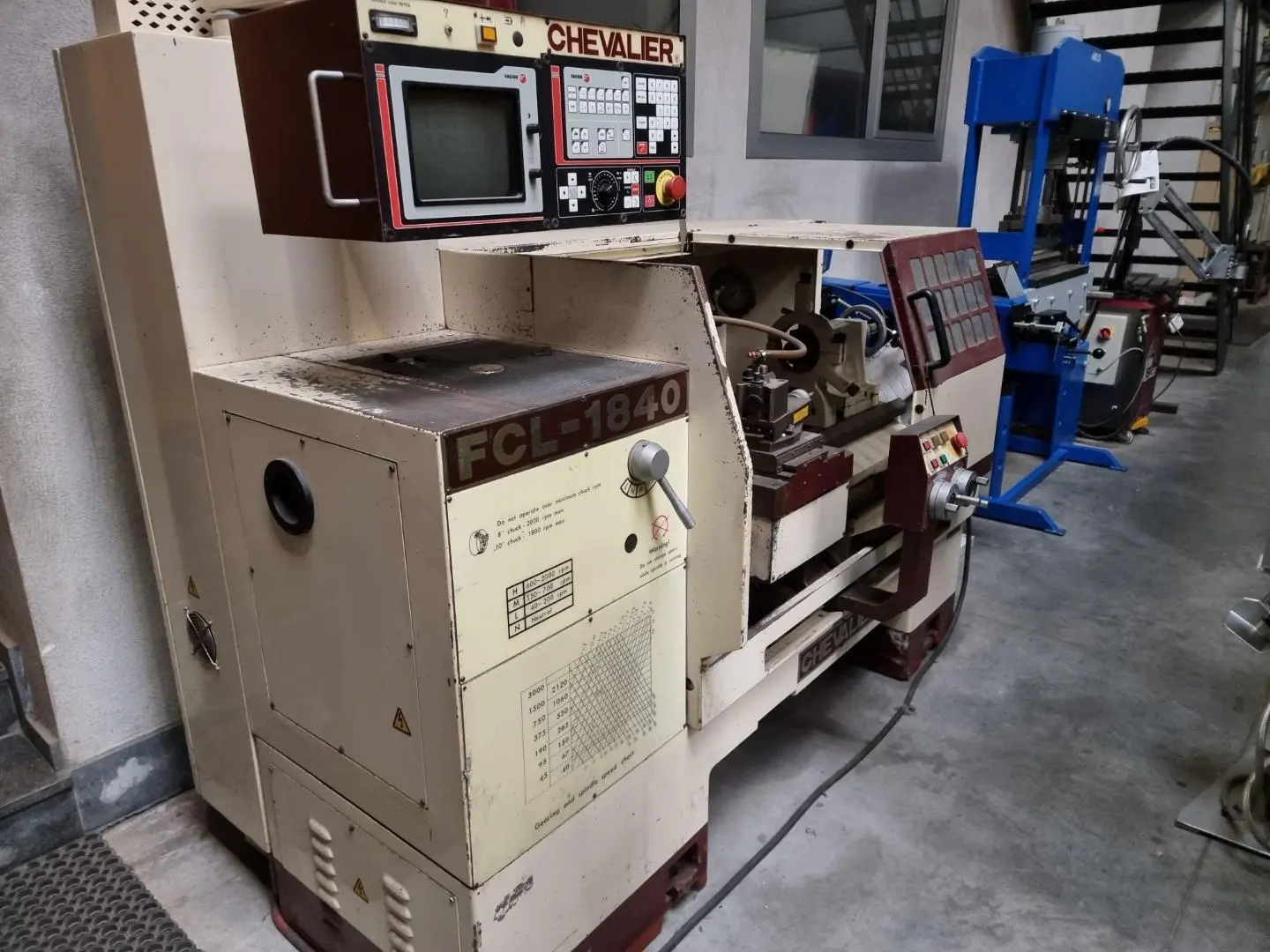 USED CHEVALIER FCL 1840 - Ø 460 X 1000 MM CNC