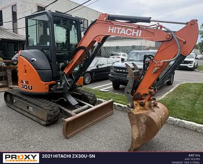 Used 2021 HITACHI ZX30U-5N Crawler Excavators - Mini New Jersey US | Proxy Equipment #1388896