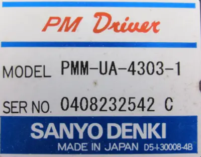 NEW SANYO DENKI PMM-UA-4303-1 STEPPING DRIVER PMMUA43031