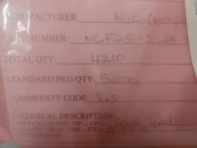 USED NIC COMPONENTS NCF25-1.