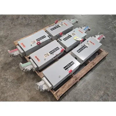 Used Lot of (6) General Electric GE 60AMP Heavy Duty Safety Switch Disconnect
