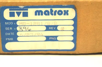 NEW MATROX MG-1281-8-B GRAPHICS CONTROLLER REV.02 MG1281